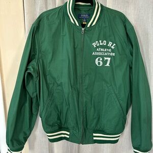 Polo by Ralph Lauren Green Varsity Jacket